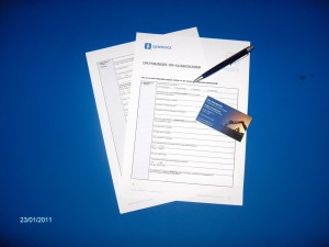 Anmeldelse til forsikringsselskab.